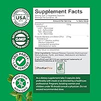 Vista 3 de Suplemento de prebióticos y probióticos para la salud intestinal, cápsulas probióticas acidophilus súper potentes para la salud digestiva