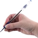 Pentel R.S.V.P. Stylo à bille, 1.0mm, Encre bleue, 12PK