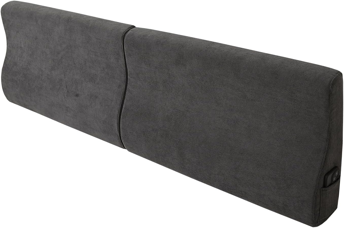 Cal King Wedge headboard Pillow Triangular Bed Wedge Pillow for Headboard Large Couch Back Support Pillow for Bed Sitting up Replacement, Gray