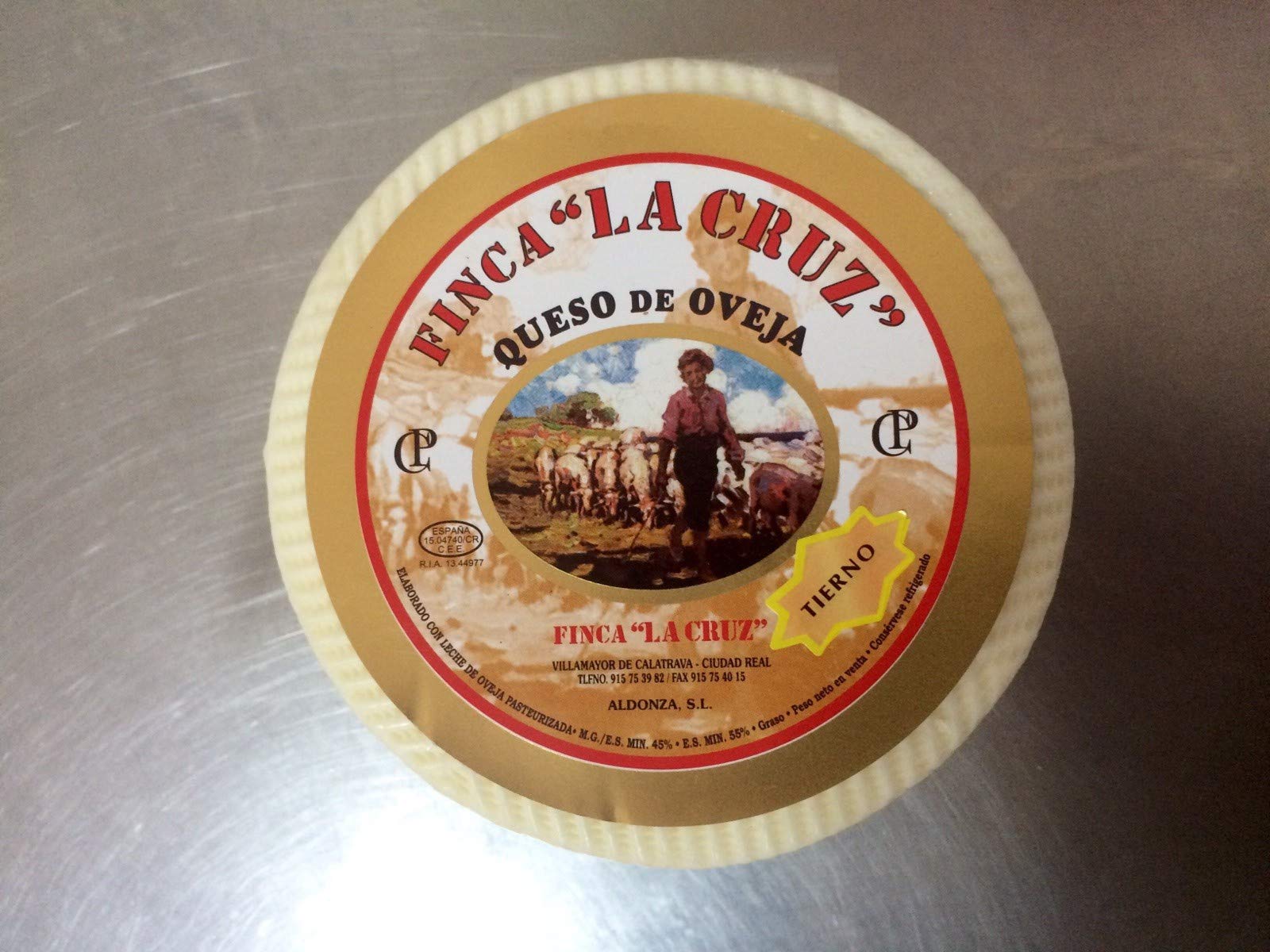 Queso Tierno Artesano Finca La Cruz 3 Kg