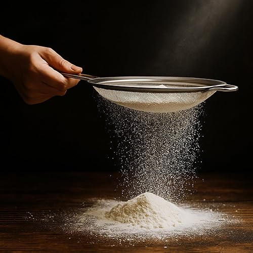 Miniatura 7 de Supercenter Colador de malla fina, tamiz de malla fina de acero inoxidable, juego de 3 coladores pequeños de malla fina para cocina, tamiz de