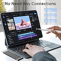 Vista 13 de Stylus (5 unidades), lápiz capacitivo 2 en 1 para pantalla táctil, alta precisión y sensibilidad, adecuado para tabletas iPhone/iPad/Android