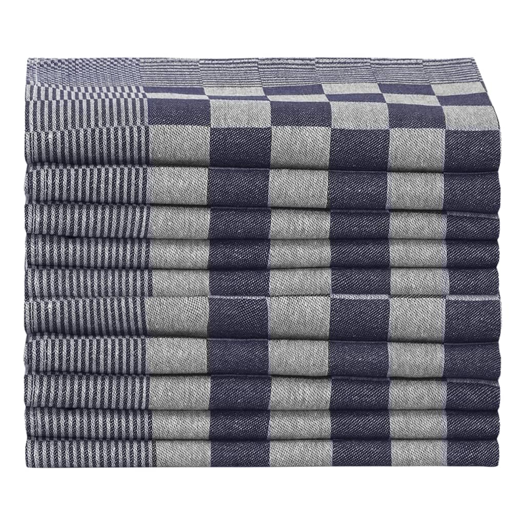 20 paños de cocina de algodón, 50 x 70 cm, azul y blanco, paños de cocina absorbentes para secar y limpiar, paños de hogar versátiles, duraderos y transpirables,