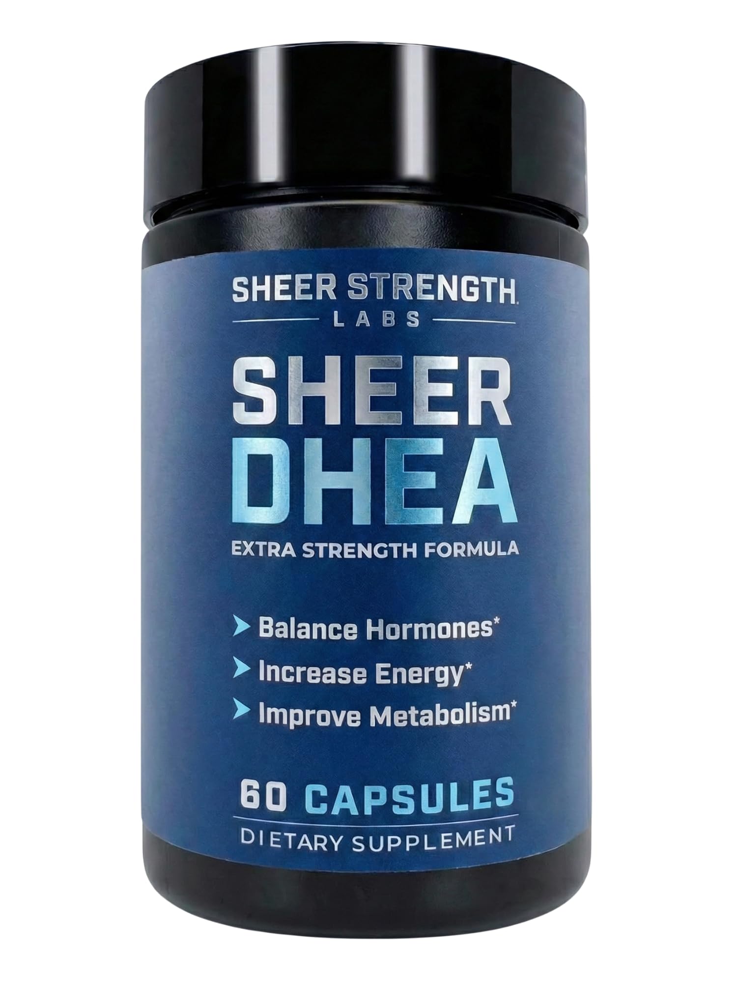 DHEA Supplement for Men DHEA 100mg - Pure DHEA Supplement for Men for Strength and Hormone Balance - DHEA for Women and Men - High Purity Enhanced Absorption 60 SV USA