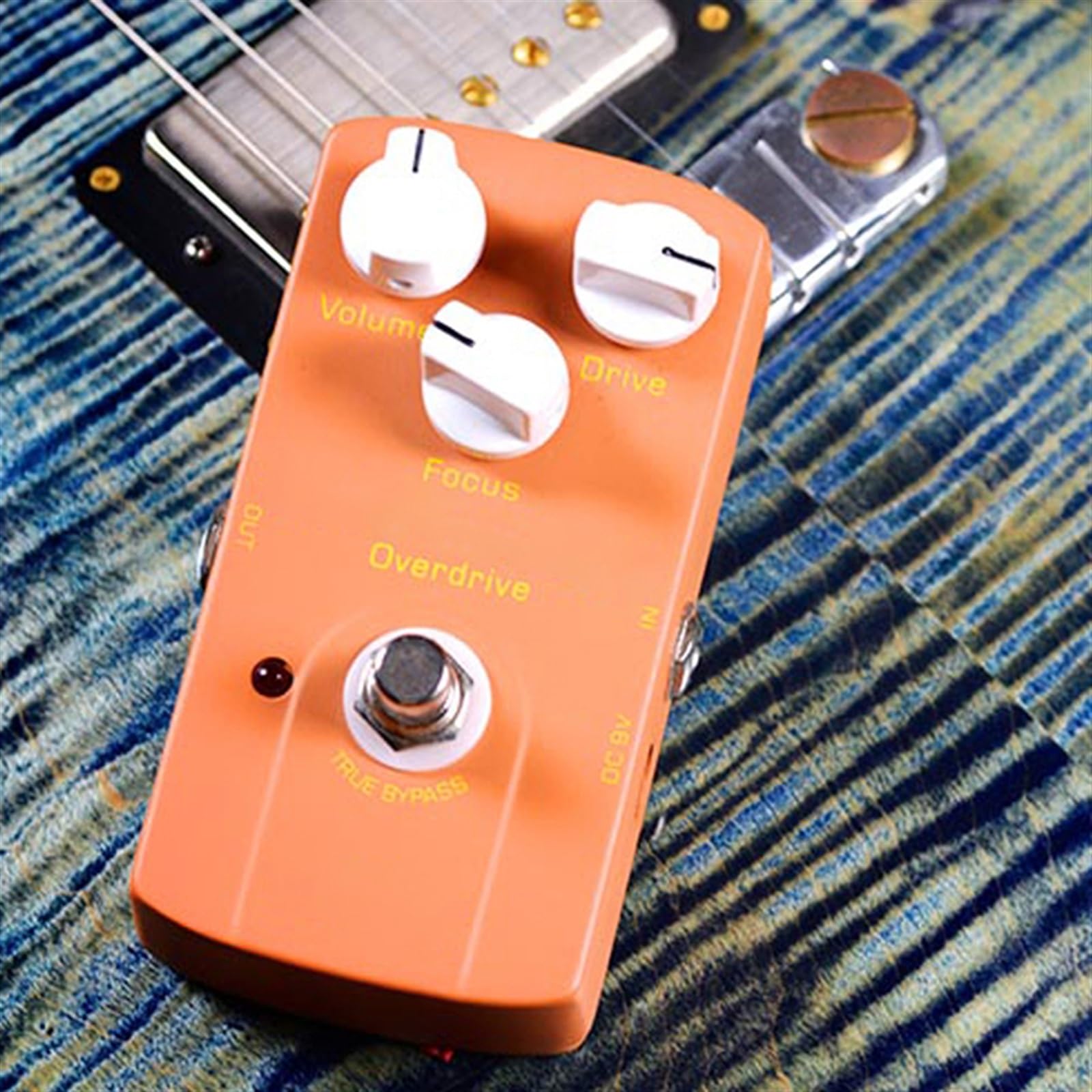 Effetti per Chitarra Effetti A Pedale per Chitarra Elettrica Pedale Overdrive A Basso Guadagno Accessori per Chitarra True Bypass Design