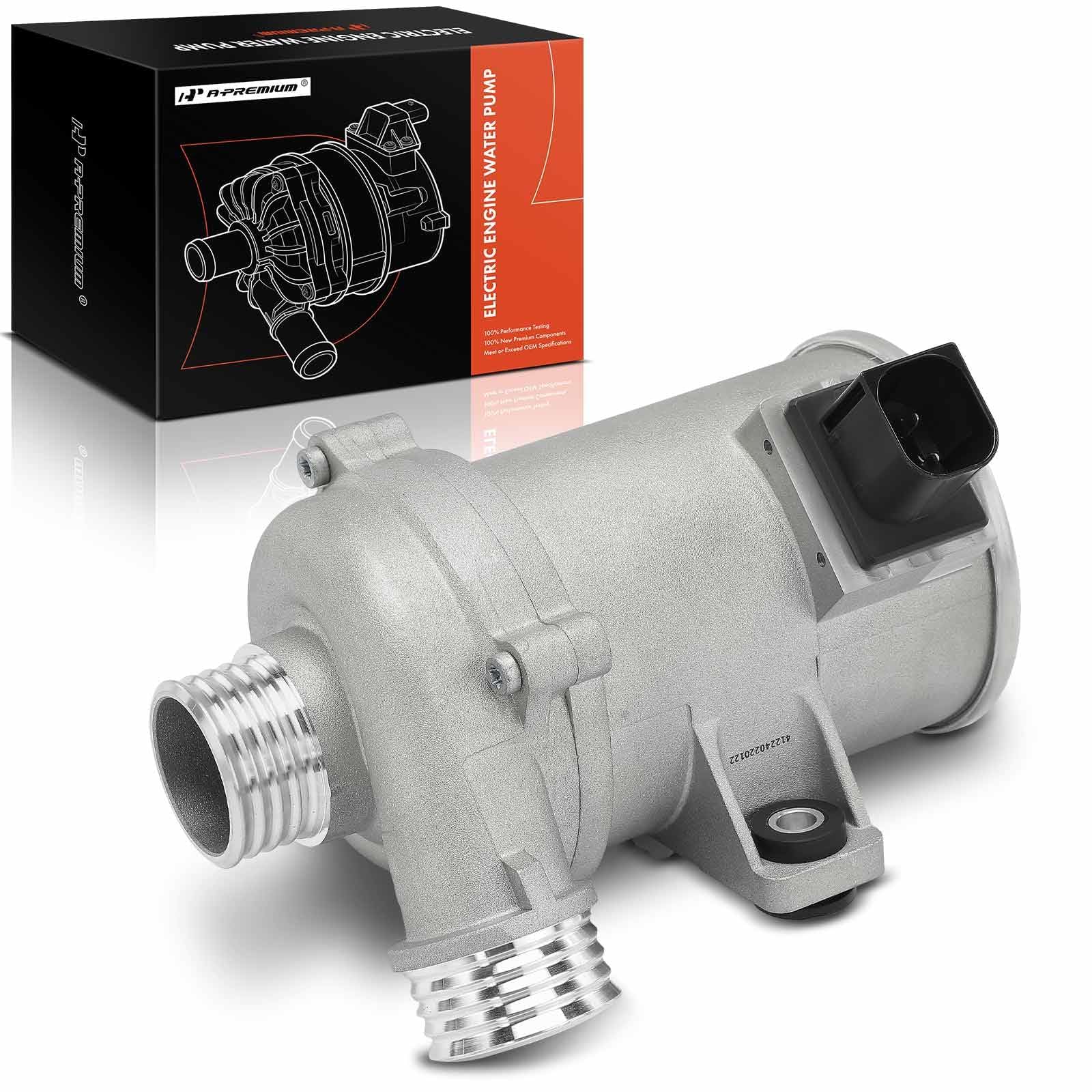 A-Premium Electric Engine Water Pump Compatible with BMW 320i, 320i xDrive, 328i, 328i GT xDrive, 328i xDrive, X5, 528i, 528i xDrive, X3, 428i, 428i Gran Coupe, 428i xDrive, 428i xDrive Gran Coupe, X1