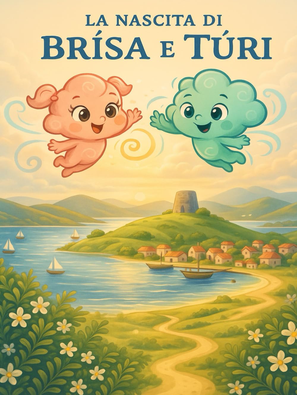 La nascita di Brìsa e Tùri: La storia di come, sull’isola di Suentu, il vento imparò a parlare di amicizia, coraggio e meraviglia.