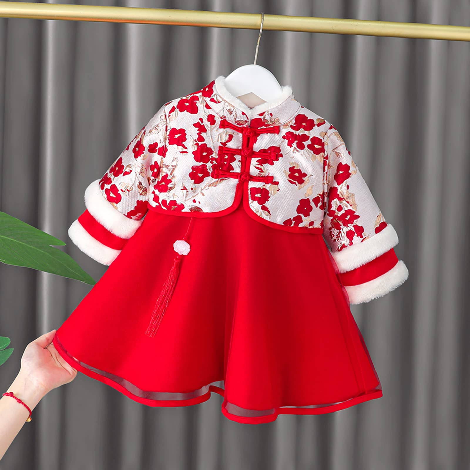 Bambina Vestito 3-14 Anni Damigella con Fiocco Abito Sposa d'Onore Principessa Taglio Vita A-Line Dress Vestiti da Festa Formali Matrimonio Compleanno Regalo