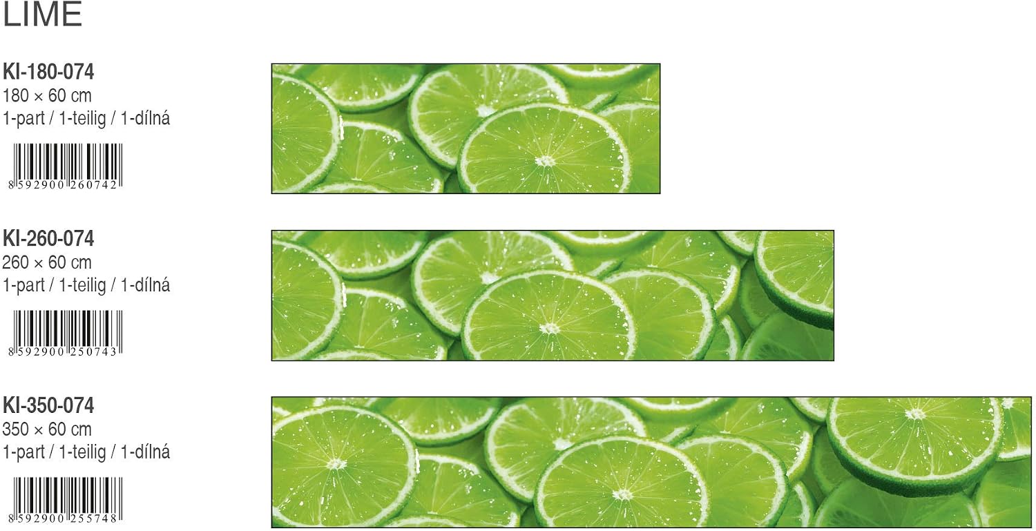 DIMEX LINE Self-Adhesive Kitchen Backsplash Film Lemon, Grün, 260 x 60 cm - Image 5