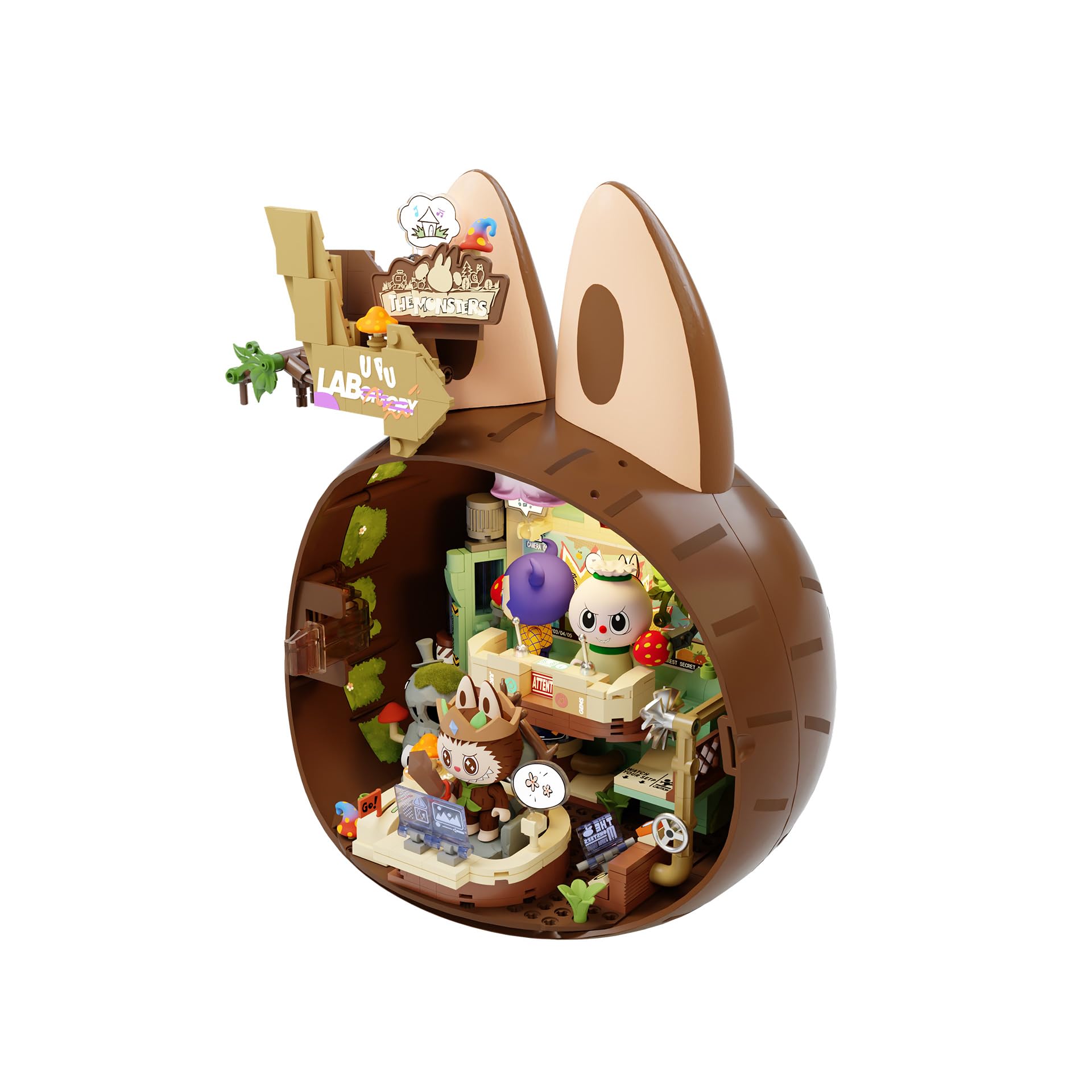 Amazon.com: The Monsters Forest Secret Base Series Blocks-Playful Amazon.com: The Monsters Forest Secret Base Series Blocks-Playful