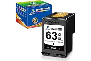 Remanufactured 63XL Black Ink Cartridge Replacement for HP 63 XL 63XL Ink