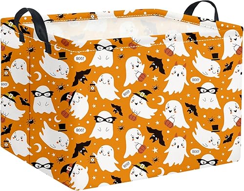 Miniatura 20 de Cesta rectangular de almacenamiento para niños con asas para el hogar, cocina, niños y niñas, lindo contenedor organizador de almacenamiento de