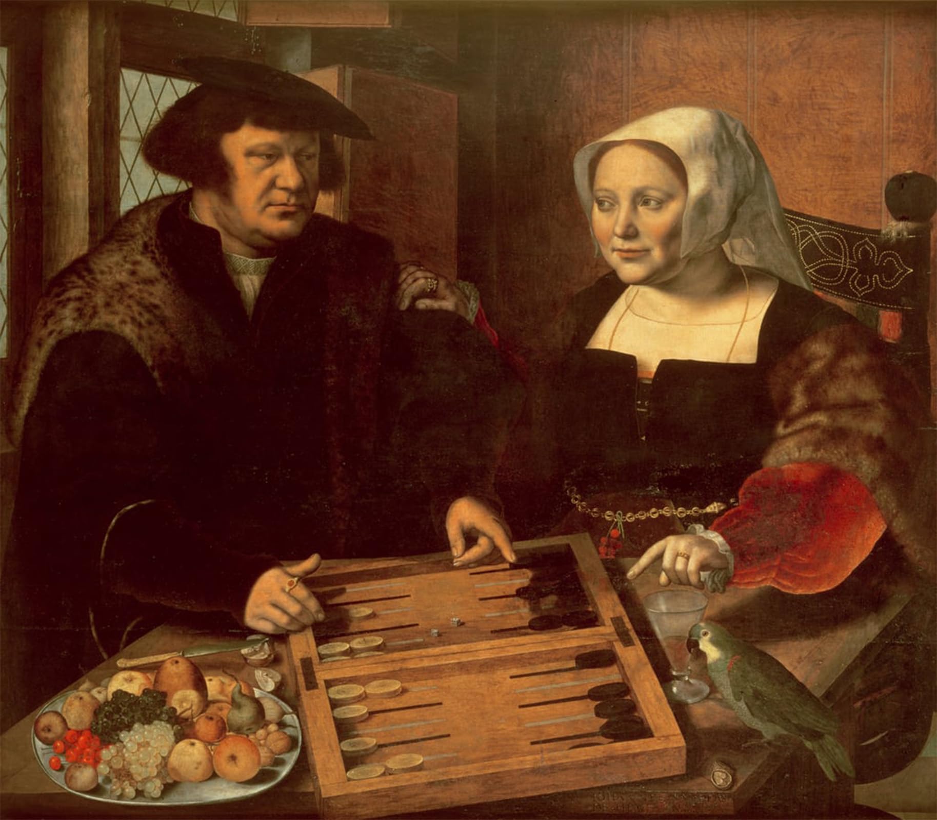 ARTXLXXBN Famous Art Print Poster Vintage Wall Art Famous Painting by Jan Sanders Van Hemessen Canvas Art Poster for Home Decor 60x90cm