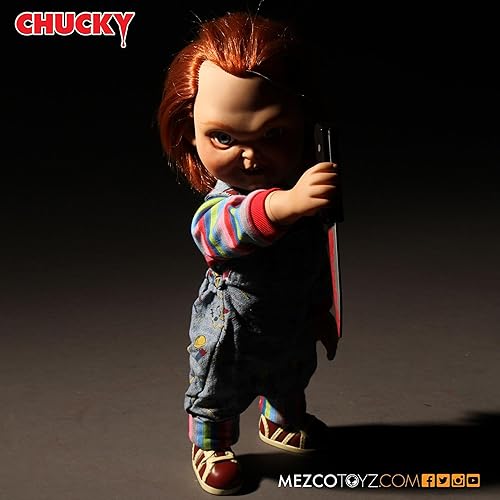 Miniatura 5 de Figura de acción con sonido Mezco Toyz 15 in Mega Good Guy Chucky