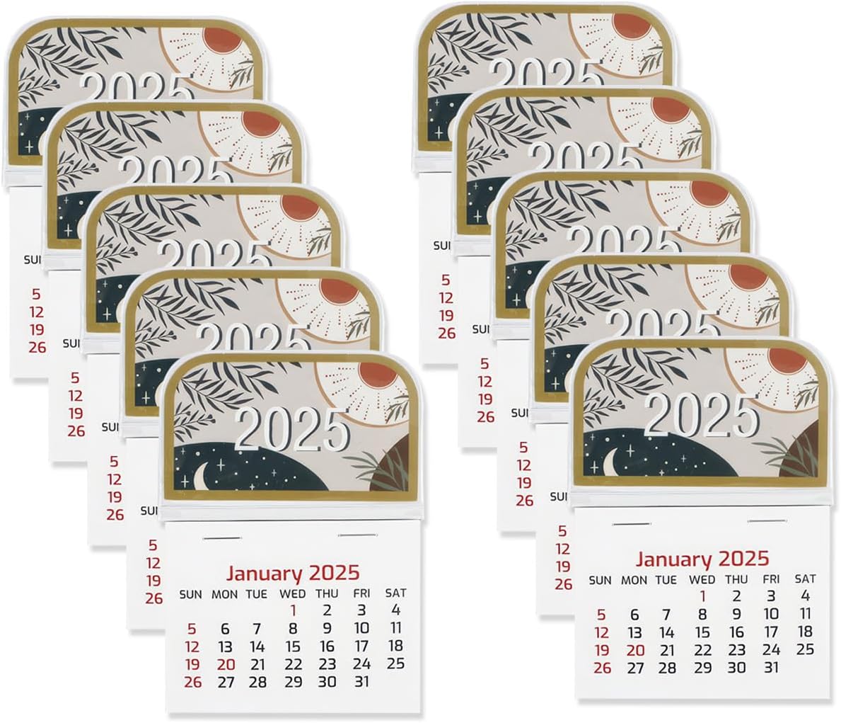 2025 Mini Stick Calendar, Peel and Stick Calendar, Adhesive