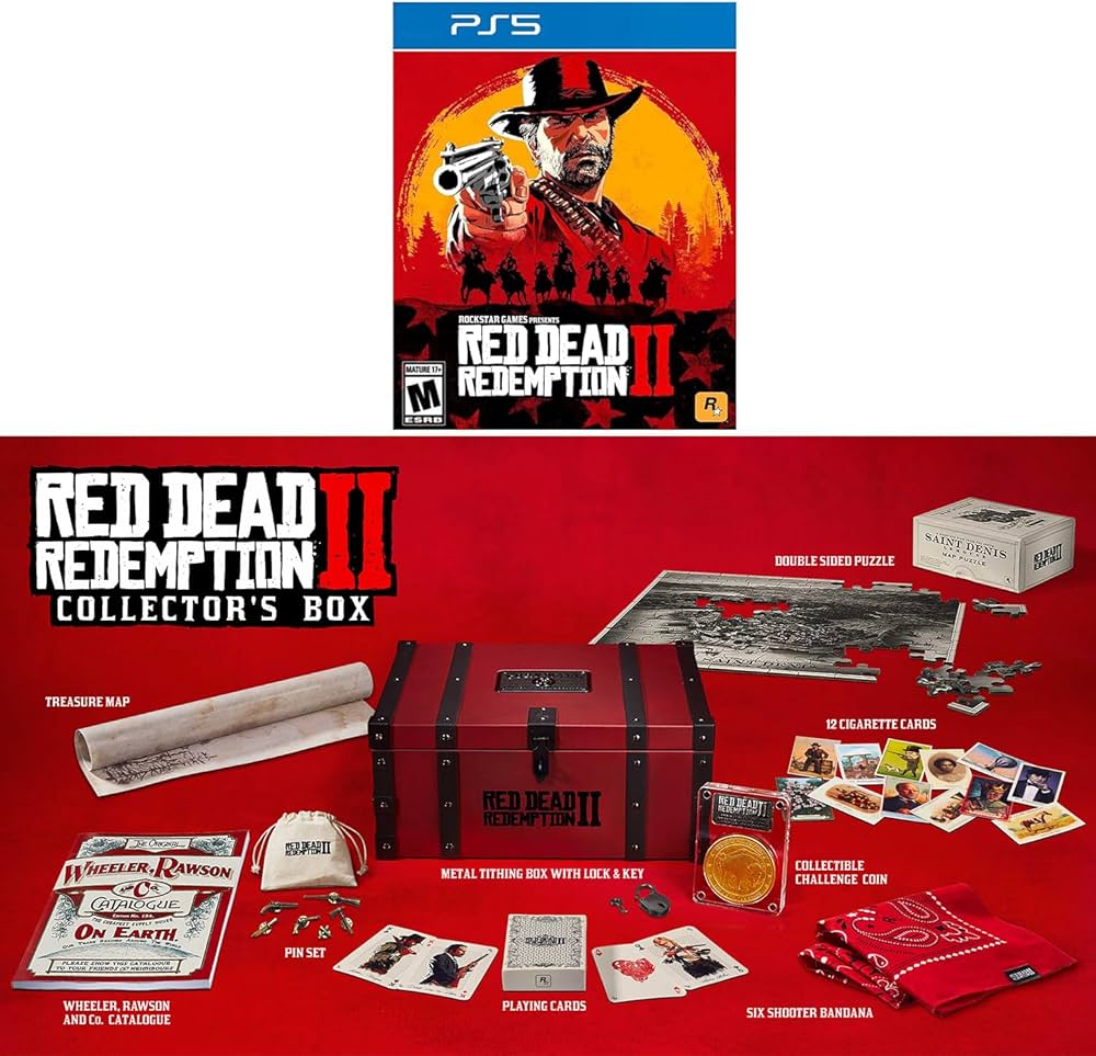 Amazon.com: Red_Dead_Redemption 2 Collector's Box With Game Amazon.com: Red_Dead_Redemption 2 Collector's Box With Game