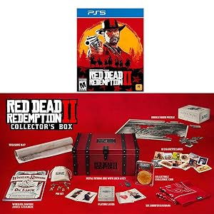 Red Dead Redemption 2 Collectors Box With Game Bundle PS5