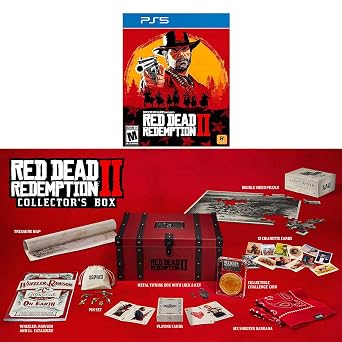 Red Dead Redemption 2 Collectors Box With Game Bundle PS5