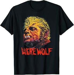 Werewolf Lycanthropy Vintage Monster Horror Movie Fan T-Shirt