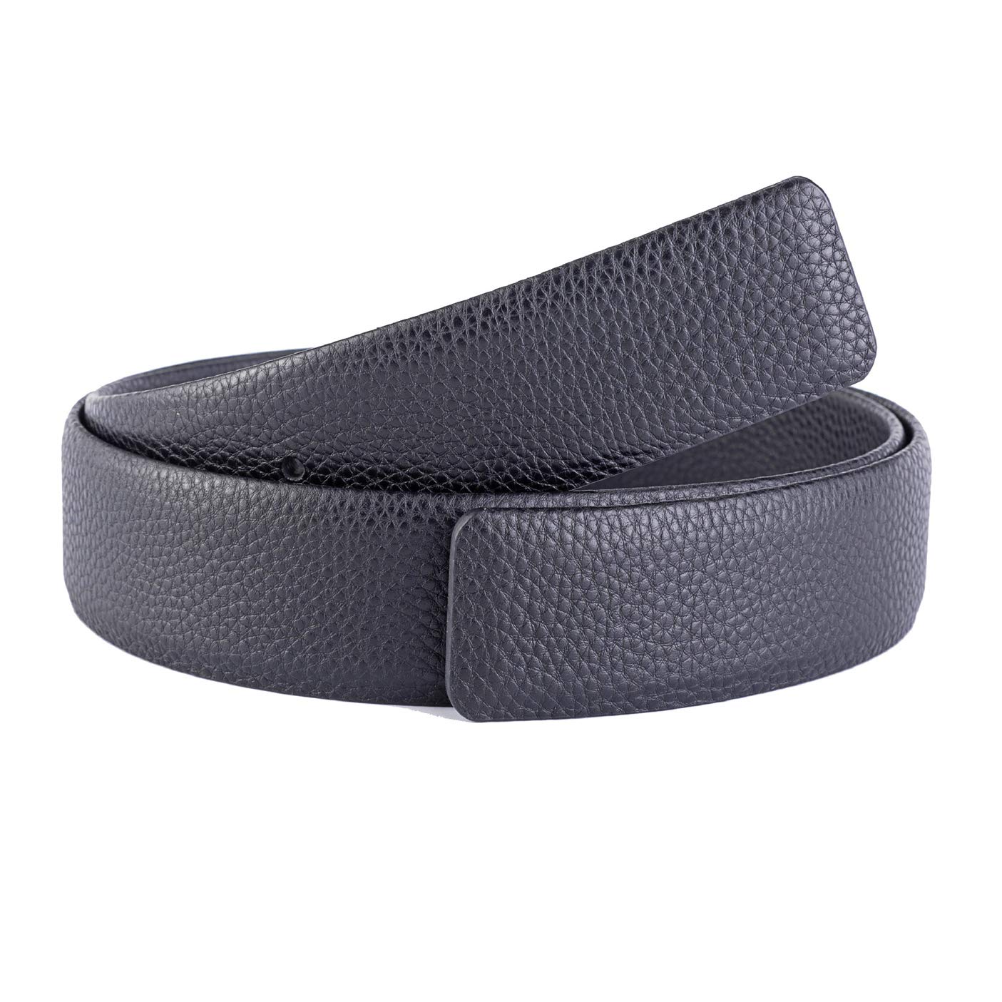 Vatee's Correa de cinturón de repuesto para hombre/mujer de piel auténtica Reversible sin hebilla 32mm/34mm/38mm de ancho | 32 mm, 34 mm, 38 mm de ancho, para mujer, sin hebilla