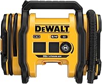 DEWALT 20V MAX Portable Tire Inflator DCC020IB - Air Compressor with Auto Shutoff, LED Light, 3 Power Sources