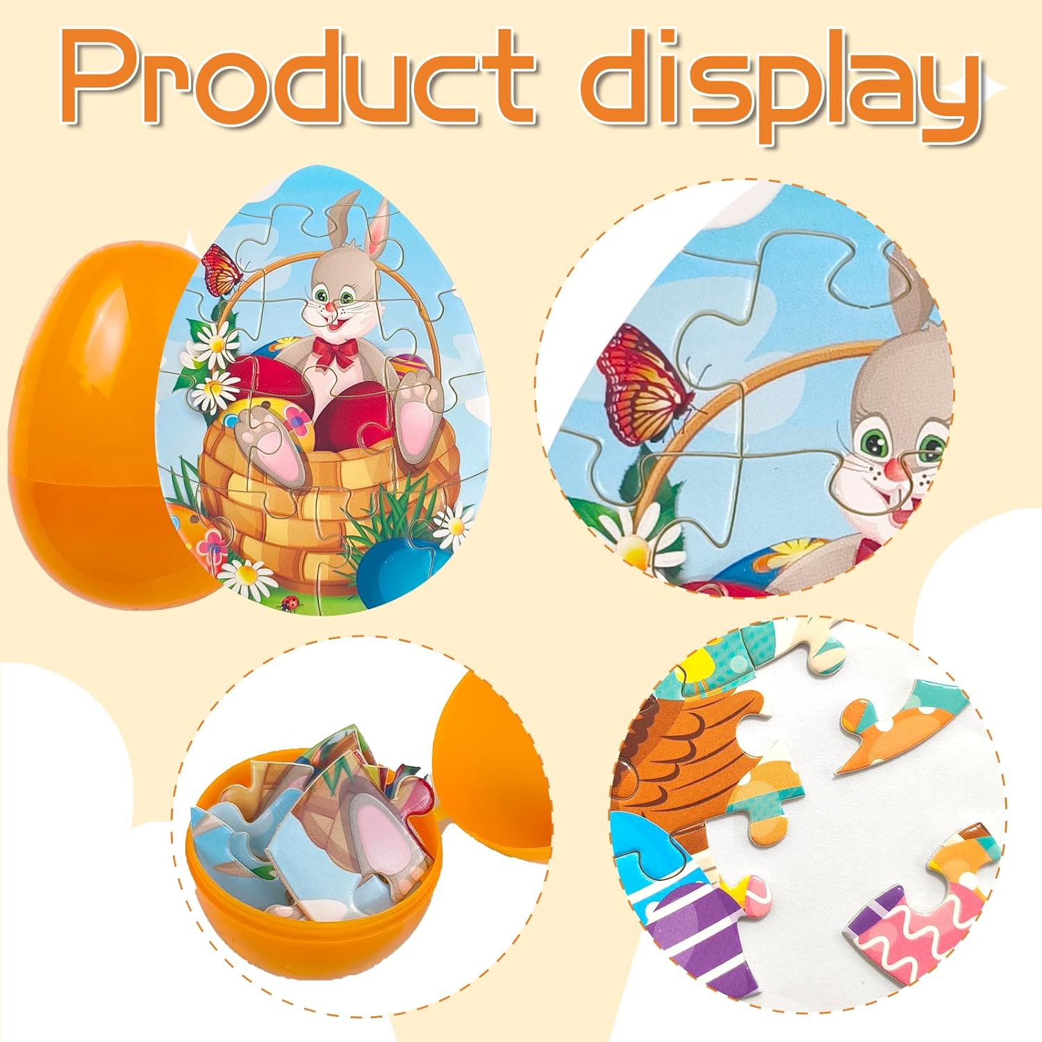 Puzzle Filled Easter Eggs