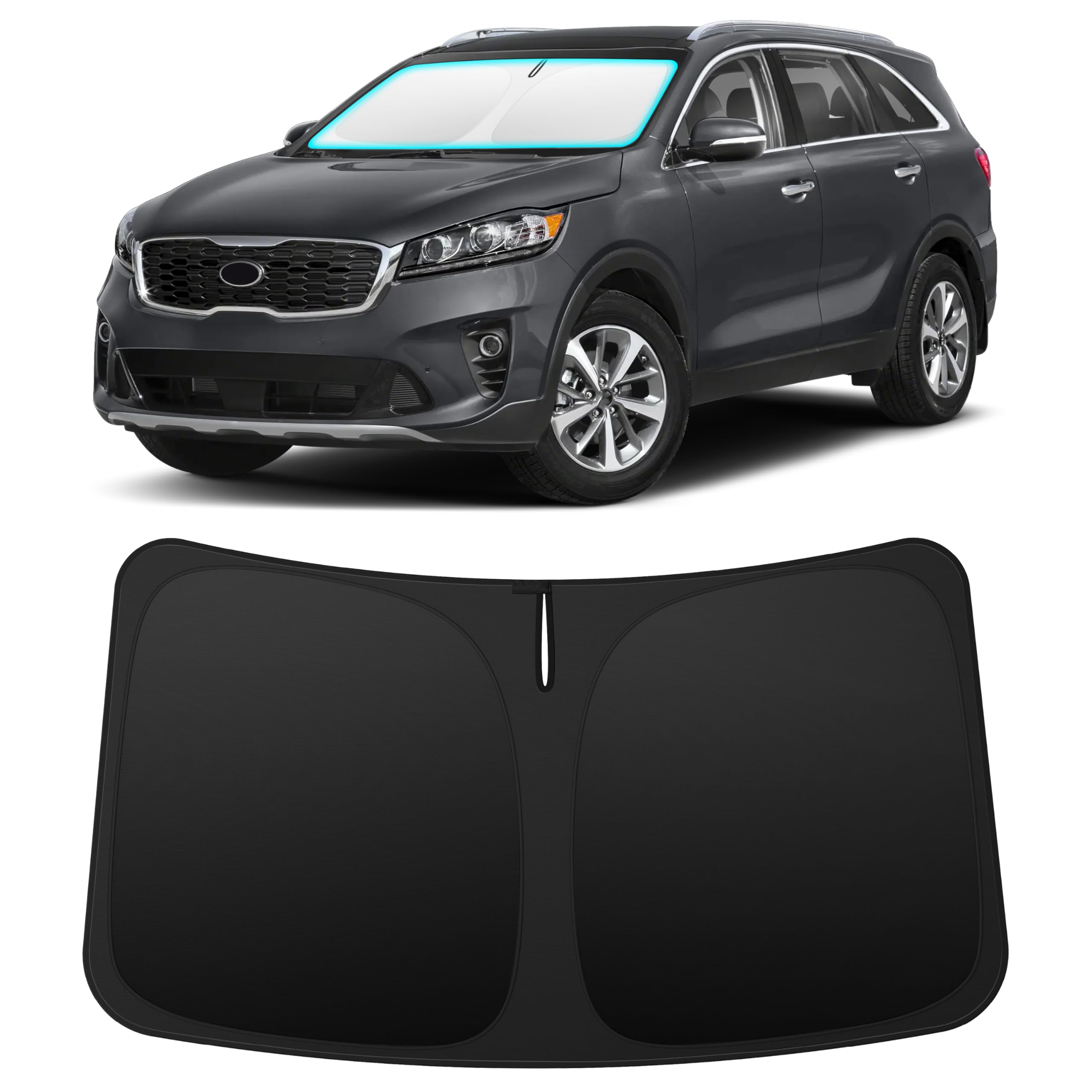 INSAUTO Custom Fit Windshield Sun Shade for Kia Sorento 2016-2020