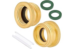 GHT to NPT Brass Fitting, 3/4 to 1 inch Adapter