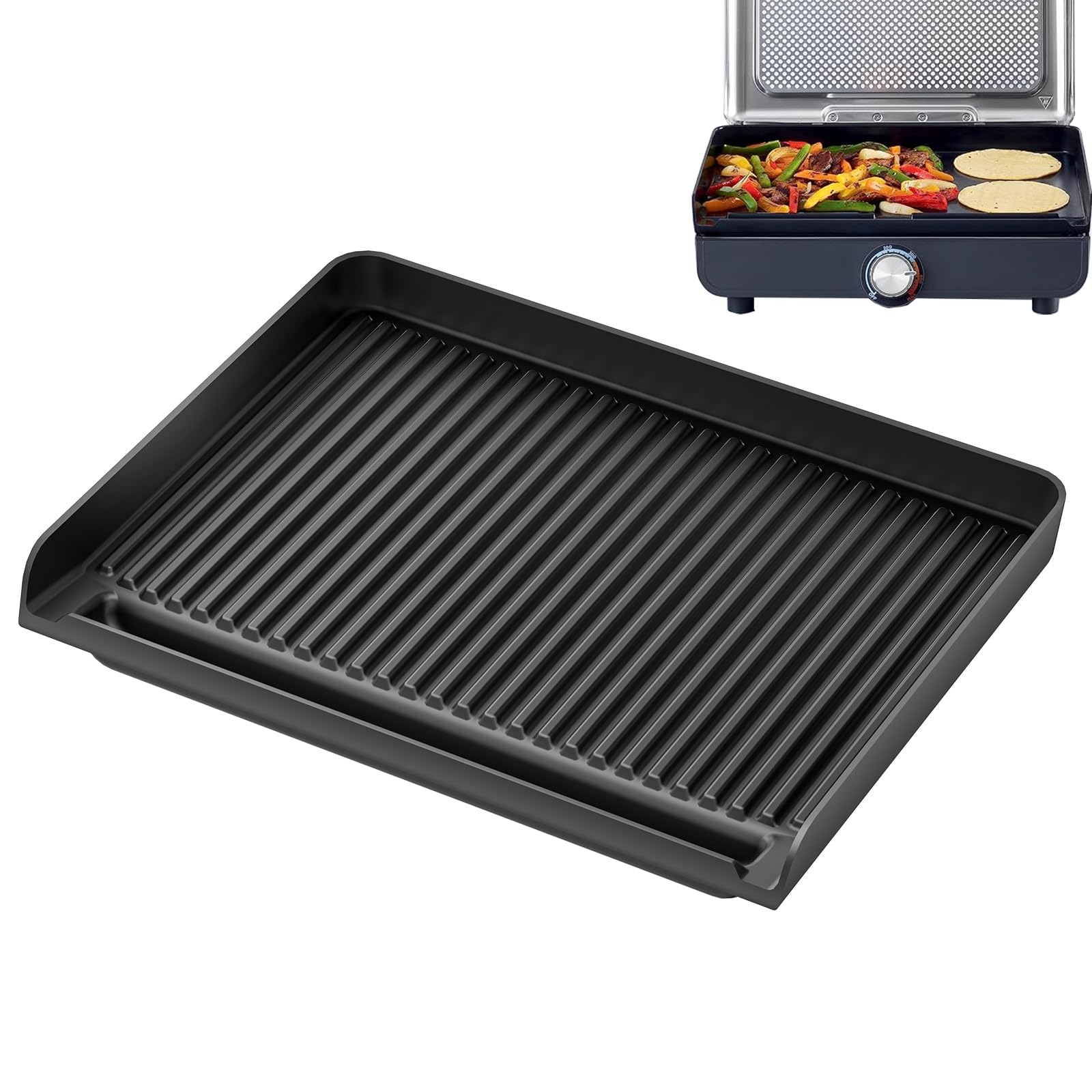 Piastra di ricambio per Ninja Sizzle GR101,Accessori per Ninja Sizzle Indoor Grill & Piastra,Parti di ricambio per piastra grill