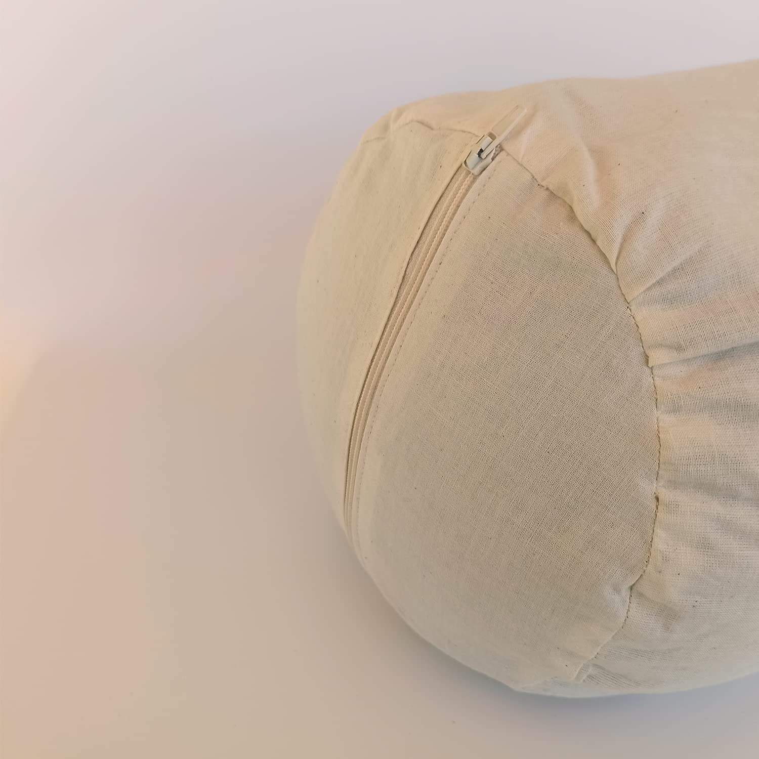 Cylindryczny bolster do jogi "Mandalas Maya" poduszka do jogi, zdejmowana i nadająca się do prania poszewka, wypełnienie z organicznej piłki orkiszowej, uchwyt do noszenia, 62 x 20 cm