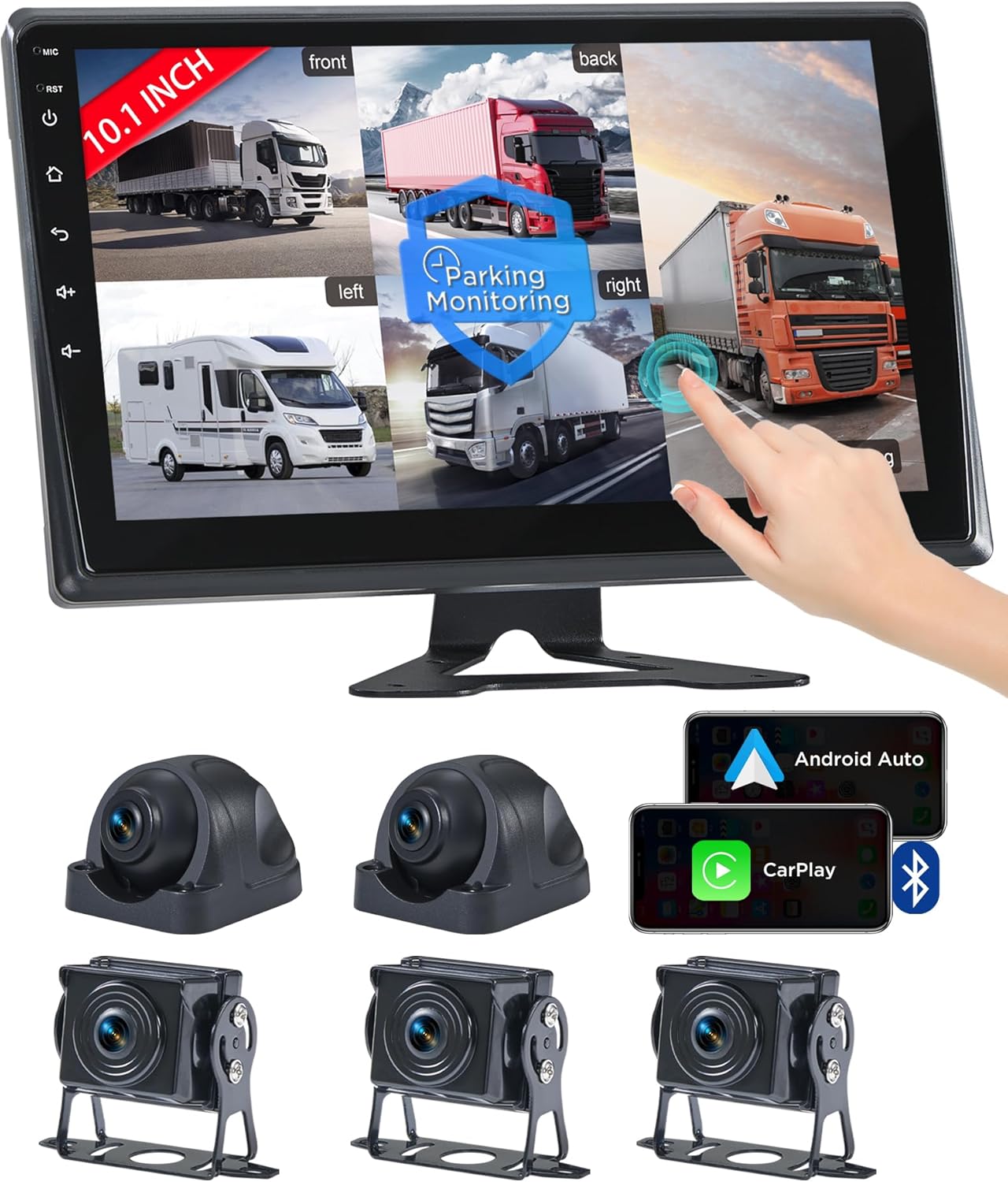 RV Camera System with Carplay Android Auto