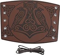 Vista 5 de Brazalete de cuero para hombre, mujer, 2