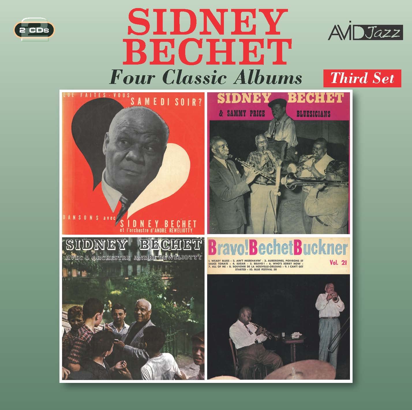 Sidney Bechet Four Classic Albums Third Set 2-CD NEW SEALED 2022 Remastered Jazz