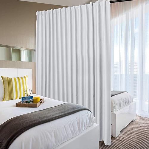 Miniatura 36 de DWCN Cortinas para puerta corrediza de patio - Cortinas extra anchas para puerta de vidrio, panel de cortina divisora de habitación con privacidad