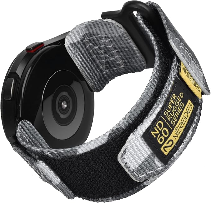 Nereides Kompatible mit Samsung Galaxy Watch 4 Armband, Robuster Nylon  Sportband, Klettverschluss Design, Strap für Galaxy Watch 4 (40/44mm)/  Classic (42/46mm)/Classic LTE 46mm : Amazon.de