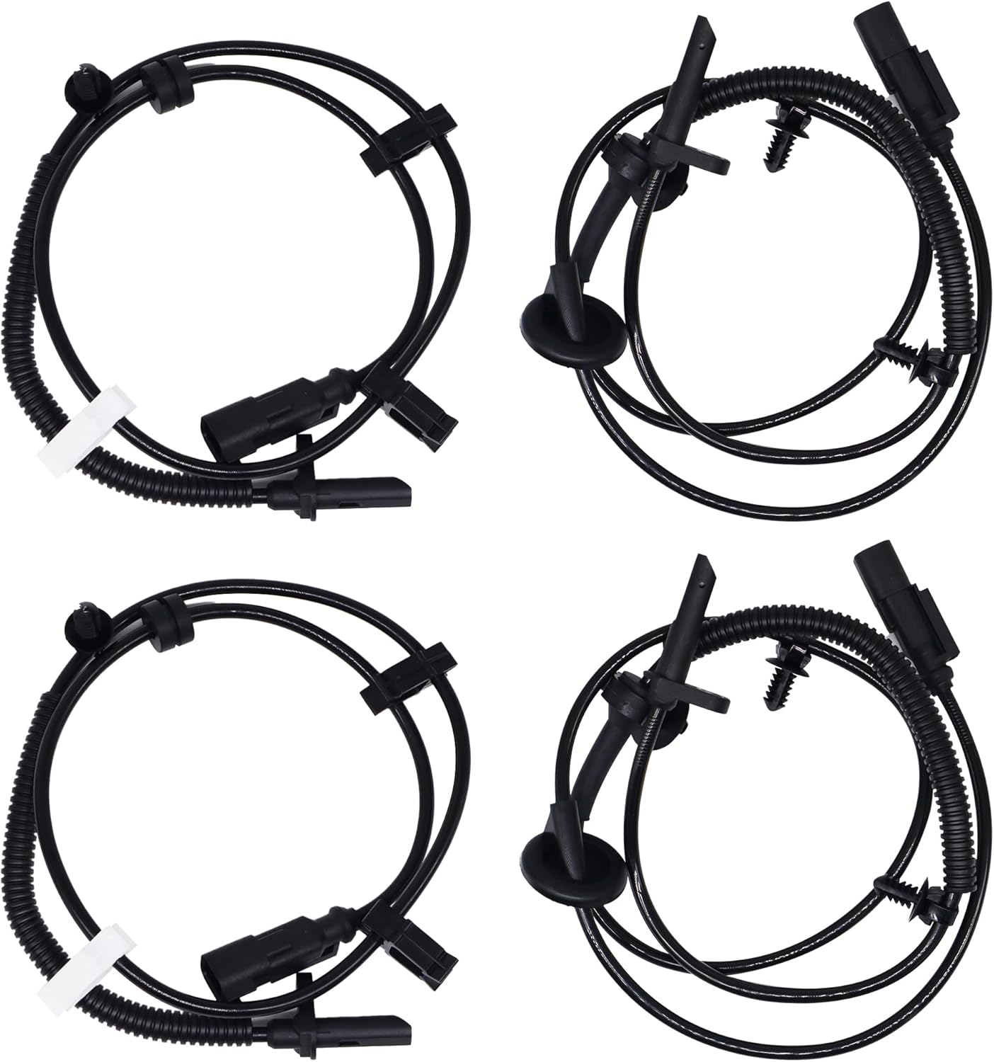 HiSport ABS Wheel Speed Sensor Front Rear left right 4PCS Compatible with Buick Chevrolet Traverse 2009-2017,Enclave 2008-2017,Replacemnt for GMC Acadia 2007-2016,Limited 2017,Saturn Outlook 2007-2010