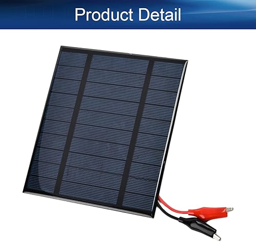 Miniatura 4 de Bettomshin 1 unidad de mini paneles solares de 5 V 2.5 W, células solares policristalinas, módulo de panel micro solar para juguetes eléctricos