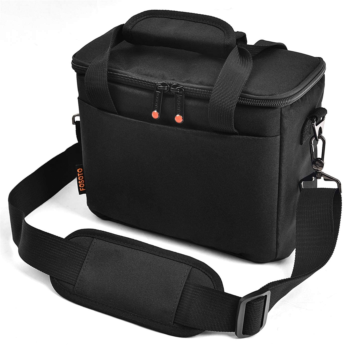 FOSOTO Bolsa Funda Cámara Réflex Digital DSLR SLR Antigolpe Impermeable de Hombro para 1 Cámara,1 ó 2 Lentes y Accesorios de Fotos para Canon 700D 1200D 600D, Nikon Sony a7 II a6400, Panasonic
