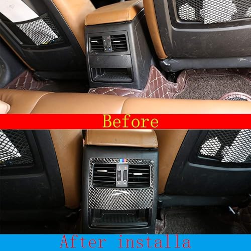 Miniatura 2 de YIWANG Adhesivo de fibra de carbono real de mezcla de colores para BMW Serie 3 E90 E92 2005-2012 Accesorios para automóviles