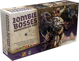 Galápagos, Zombicide: Black Plague - Zombie Bosses (Expansão), Jogo de Estratégia Cooperativo, 1-6 jogadores, 30-60min