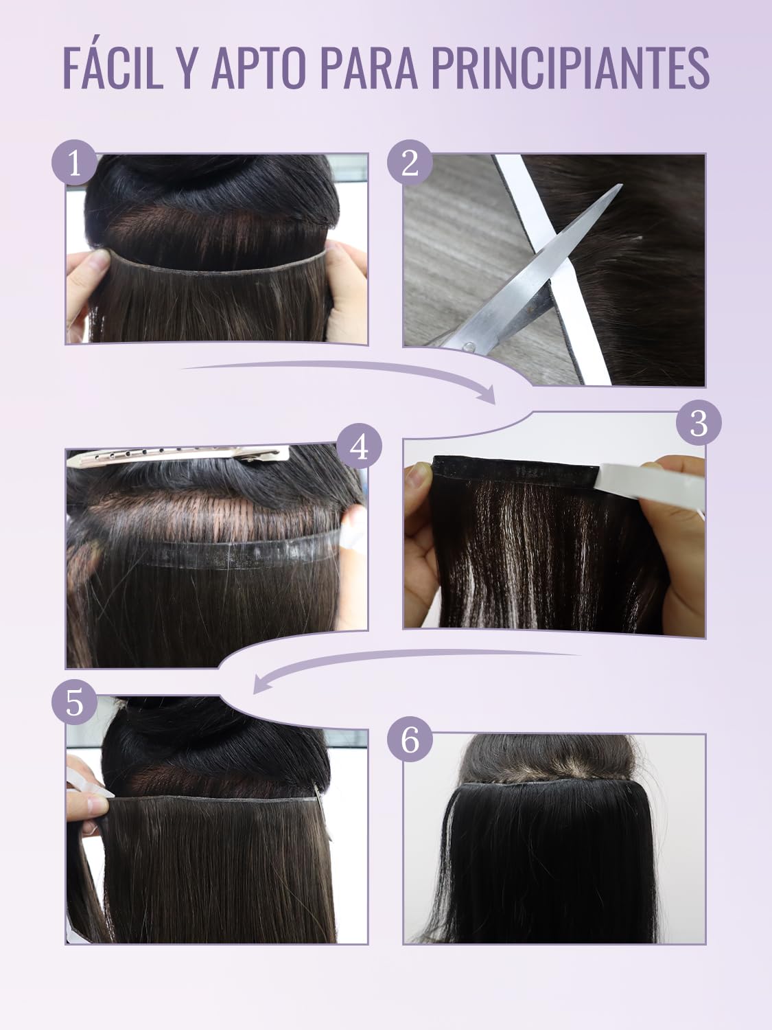 Fshine Extensiones Adhesivas Pelo Natural Extensiones de Cabello 14 Pulgadas 35CM 50g Rubio Dorado Highlight Rubio Claro 20PCS Cabello Humano Color 16P22 Color 16P22 — view 29