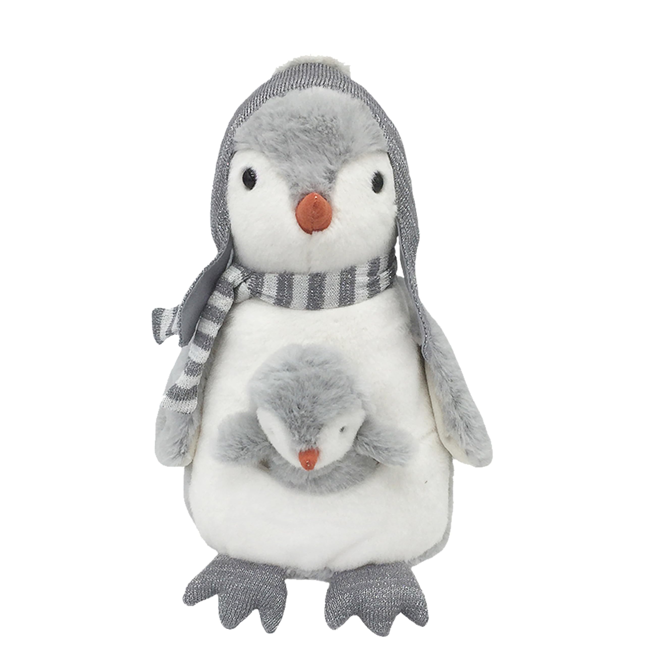 Amazon.com: MON AMI Pebble The Penguin with Baby Stuffed Animal