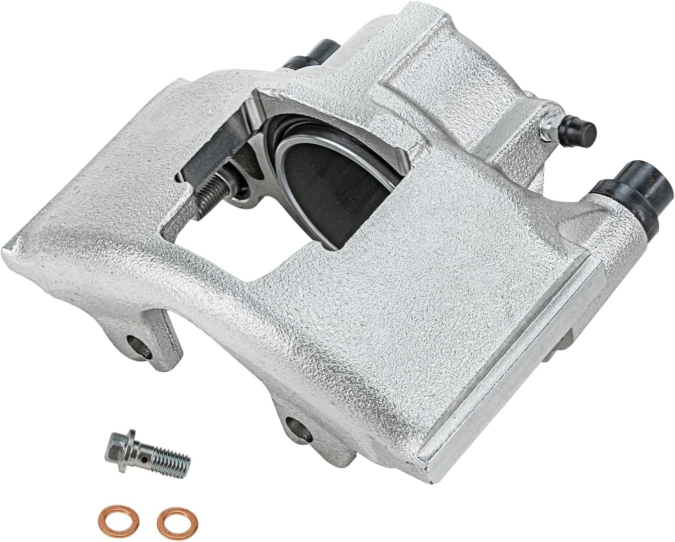 Detroit Axle - Front 2pc Brake Calipers for Dodge Ram 1500 Chevy Yukon Suburban Astro Blazer GMC Safari C1500 C2500 K1500 K2500 Escalade Fleetwood DeVille, 2 Disc Brake Calipers Replacement
