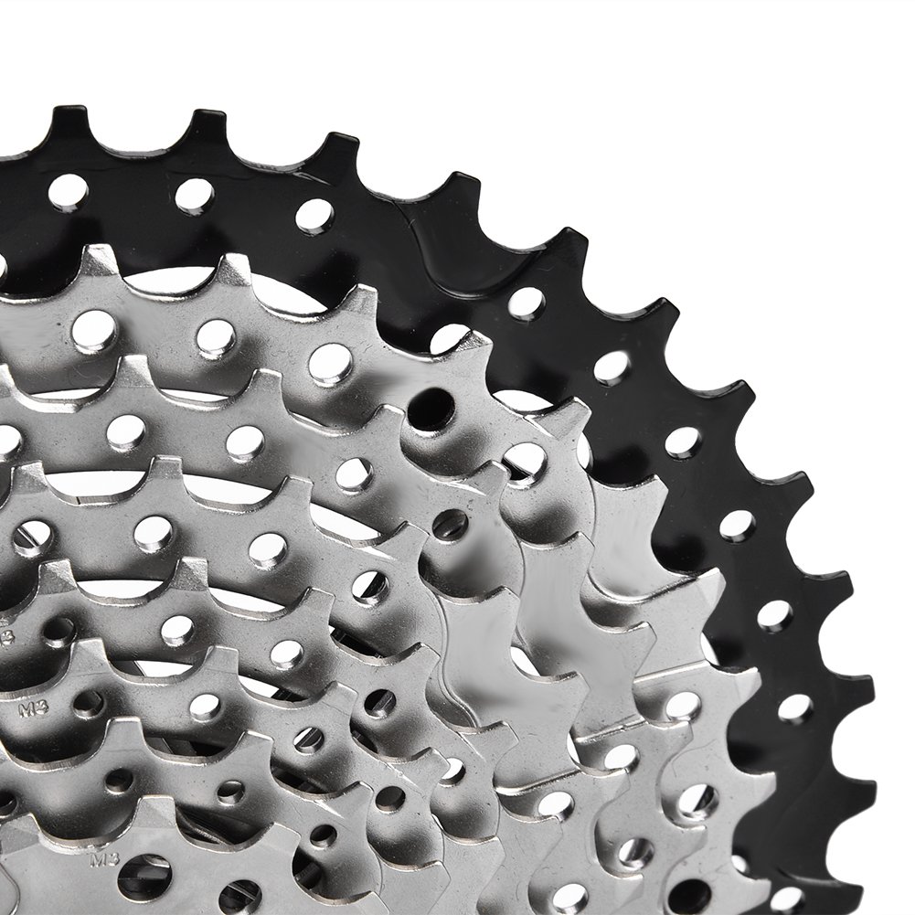 Cassette 10 Speed,Cassette 10 Speed 11 42t icletta 10 Ruote pignone a Ruota Libera 11 42T Accessorio per la Sostituzione della icletta