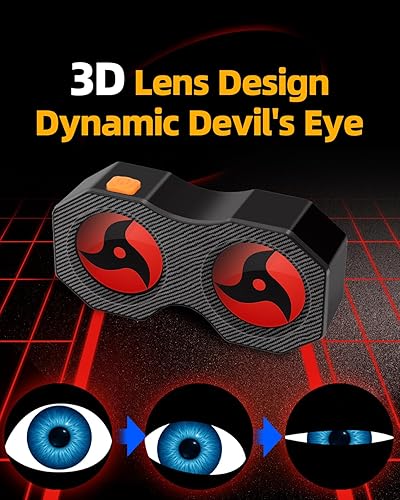 Miniatura 3 de Demon Eyes - Luz trasera para bicicleta, luces traseras programables impermeables con 82 preajustes, lámpara trasera LED recargable USB-C para