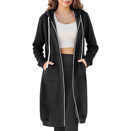 DUOYANGJIASHA Women's Long Hoodies