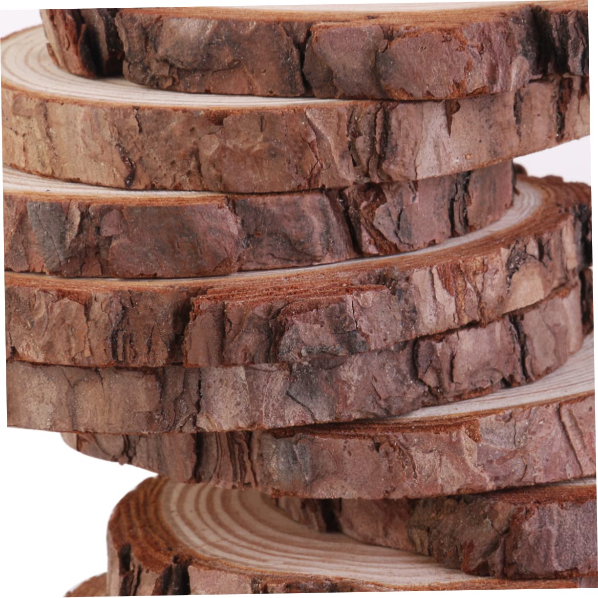 NUOBESTY 15stücke Holzscheiben Für Bastelprojekte Natürliche Baumscheiben Für Hochzeitsdekorationen Tischnummern Und Kreative Handarbeiten