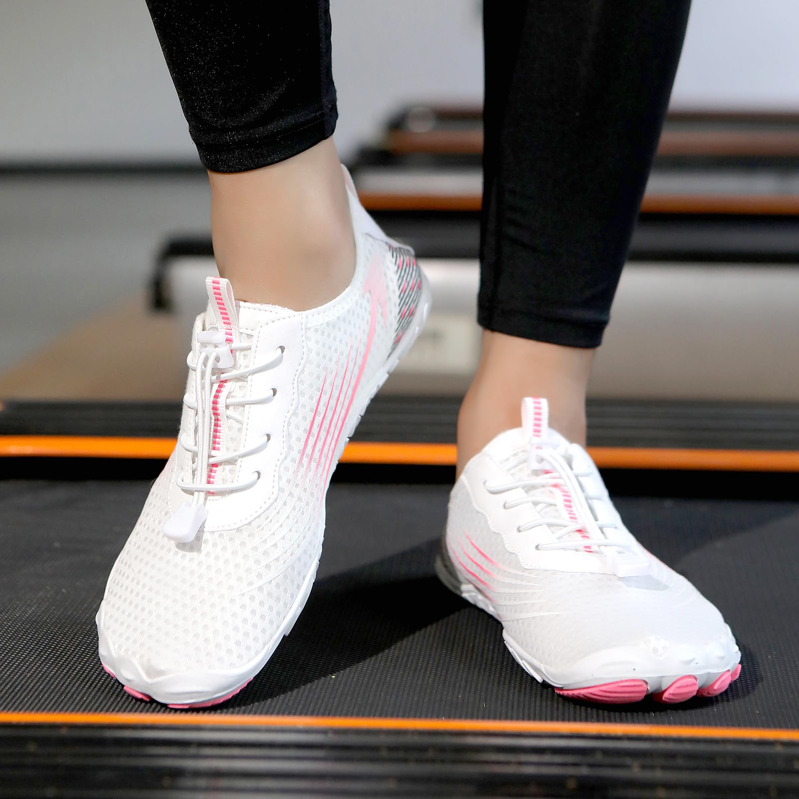 Buty do wody Szybkoschnące trampki boso elastyczne sznurowadła regulowane dopasowanie miękka podeszwa elastyczna przyczepność antypoślizgowa na plażę fitness spacery w podróży