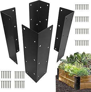 Raised Bed Corner Brackets, 4 Pack