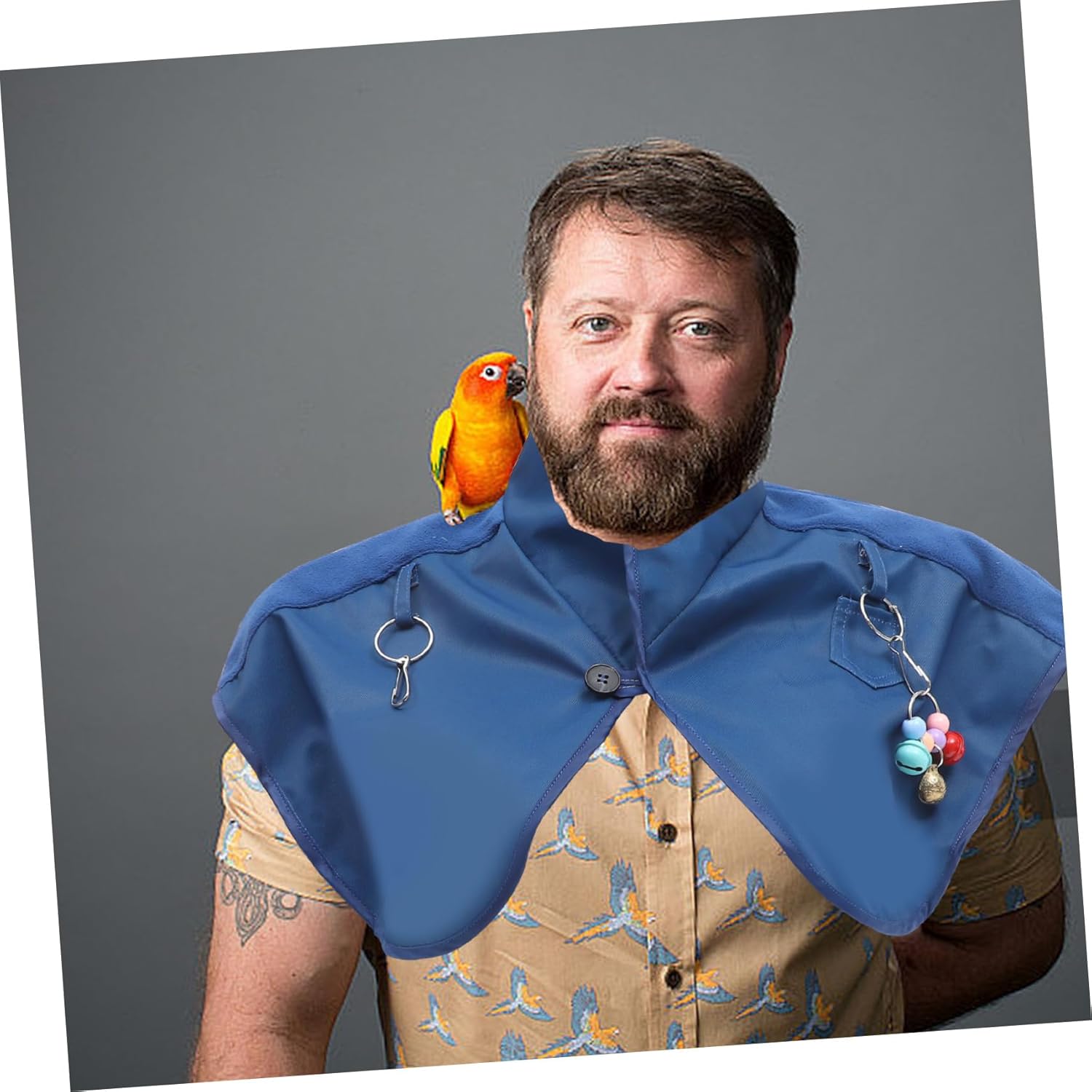 Parrot Scratch Shoulder Protector Reusable Bird Training Cover for Pet Owners and Trainers Comfortable Arm Pad to Prevent Scratches and Droppings for Bird Lovers